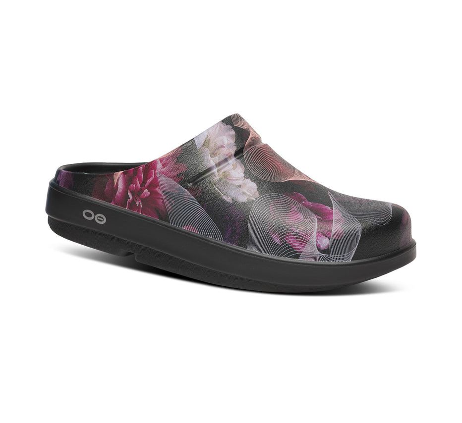 Oofos Women's Oocloog Limited Edition - Clog Black / Pink ( WJIPE-1547 )